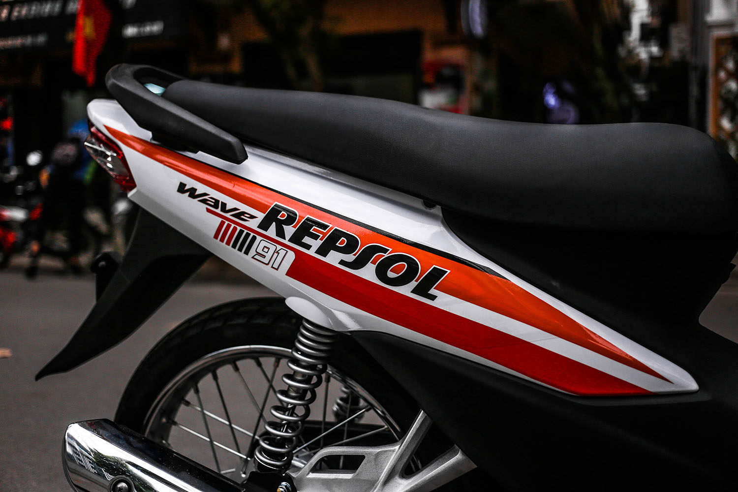 [Tem đẹp xịn] Tem trùm Wave Alpha White Repsol