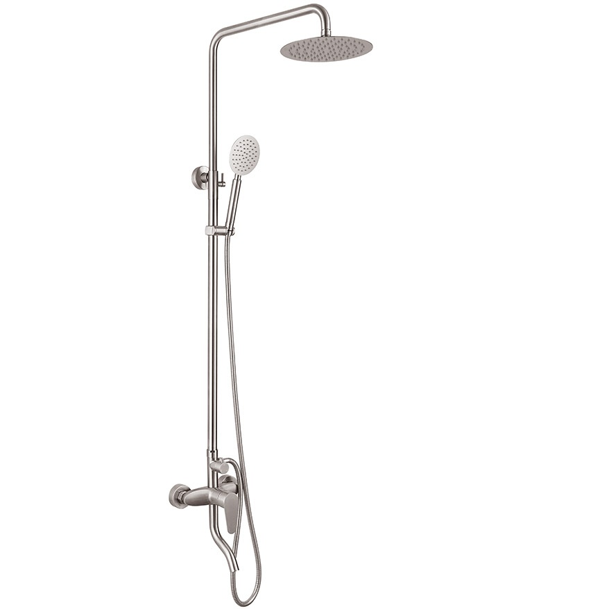 Bộ sen cây tắm đứng nóng lạnh Inox SUS 304 Eurolife EL-S916