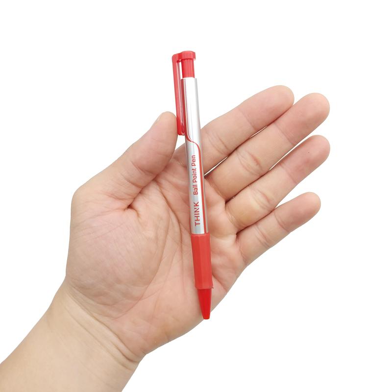 Bút Bi Think 0.7 mm - Deli CQ29-RD - Mực Đỏ