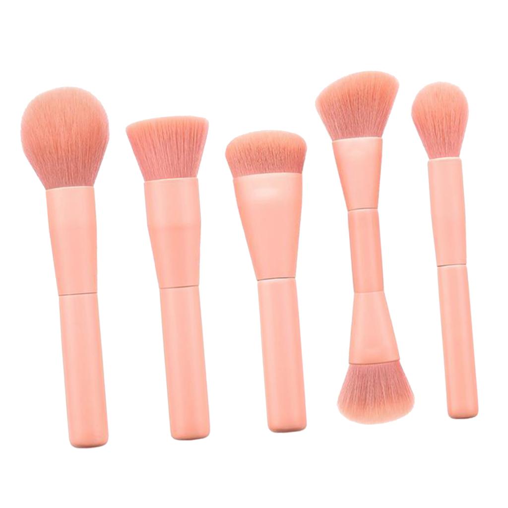 5 Pieces Professional Make up Brushes Wooden Handle Make-up Brush Tools 1