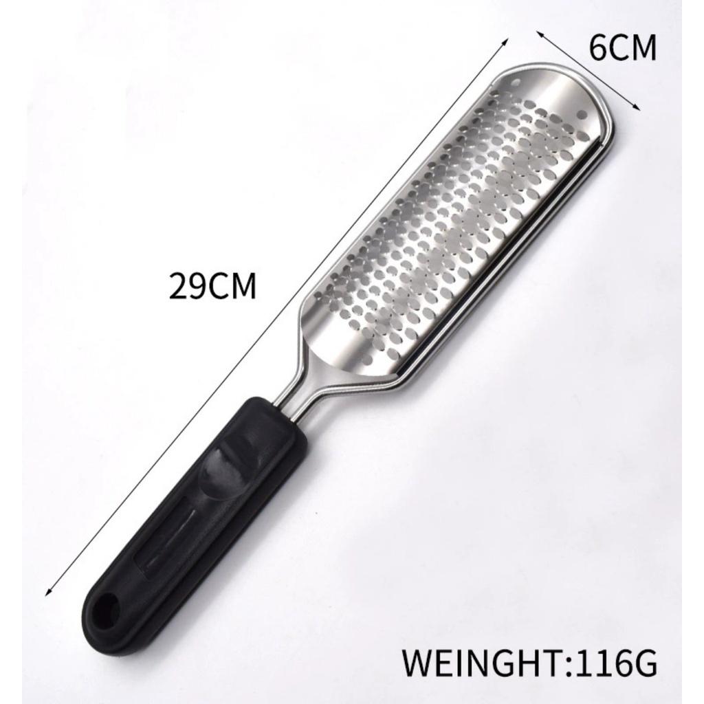 Chà gót cầm tay inox và thép trắng.. tiện lợi chà da chết chân tay móng nail