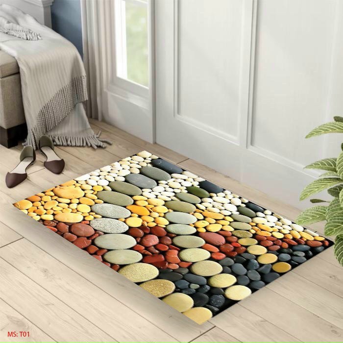 Thảm chùi chân 40x60cm màu ngẫu nhiên