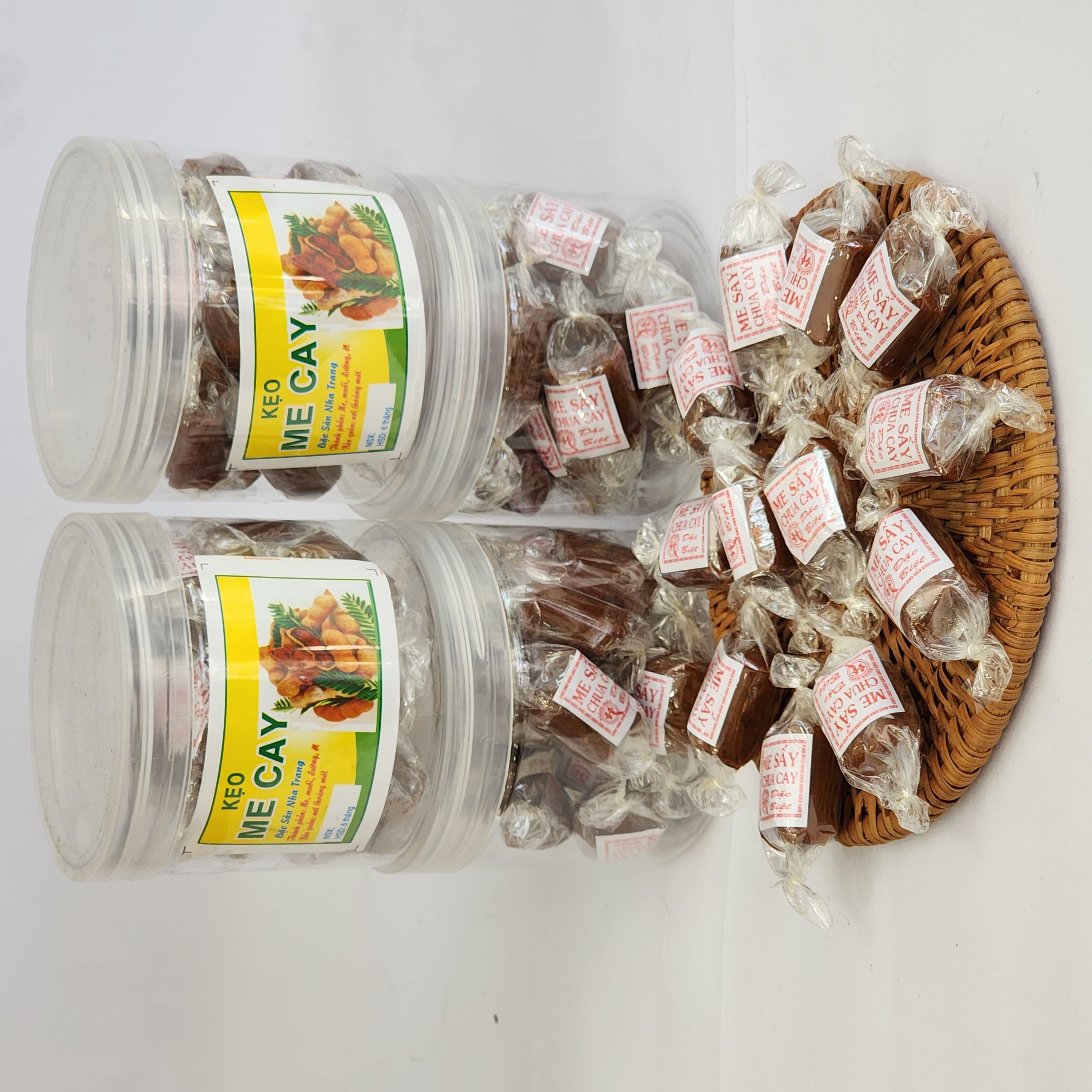 Đặc Sản Nha Trang -️ Kẹo Me Cay Sấy Khô, Chua Chua Cay Cay, Seavy Hộp 200 gram