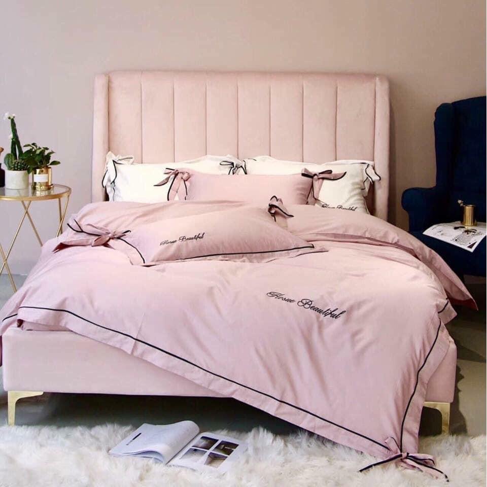 BỘ CHĂN GA LỤA TENCEL 60S CAO CẤP