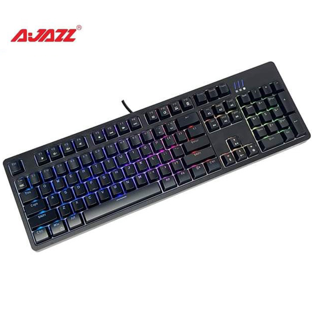 Bàn phím cơ gaming có dây AJAZZ DKM150 Red Switch Led RGB  - Hàng chính hãng