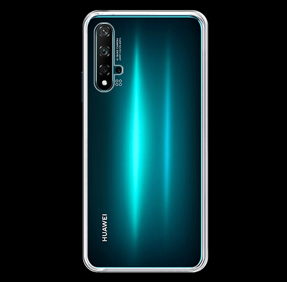 Ốp lưng silicone dẻo trong suốt loại A+ dành cho Huawei Nova 5T