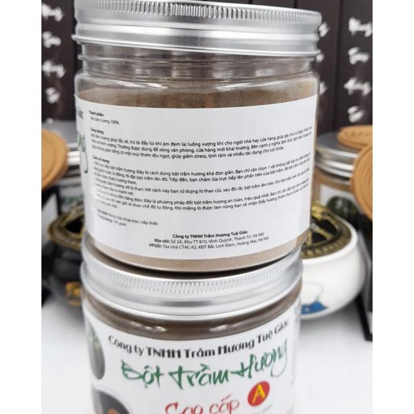 Bột trầm hương loại A trọng lượng 100 gr - Bột trầm hương nguyên chất tự nhiên sạch không tạp chất an toàn