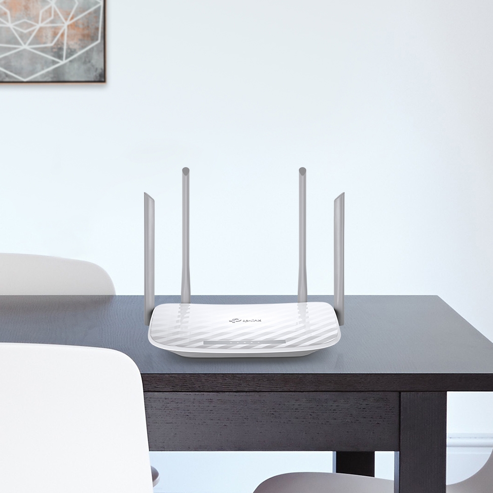 Bộ phát wifi TP-Link Archer C50 (Chuẩn AC/ AC1200Mbps/ 4 Ăng-ten ngoài/ 25 User) - Hàng chính hãng FPT phân phối