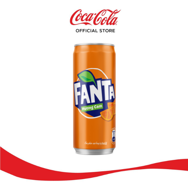 lỐC 24 Lon Nước Giải Khát Có Gas Fanta Hương Cam 320ml/Lon Coca-Cola Official Store