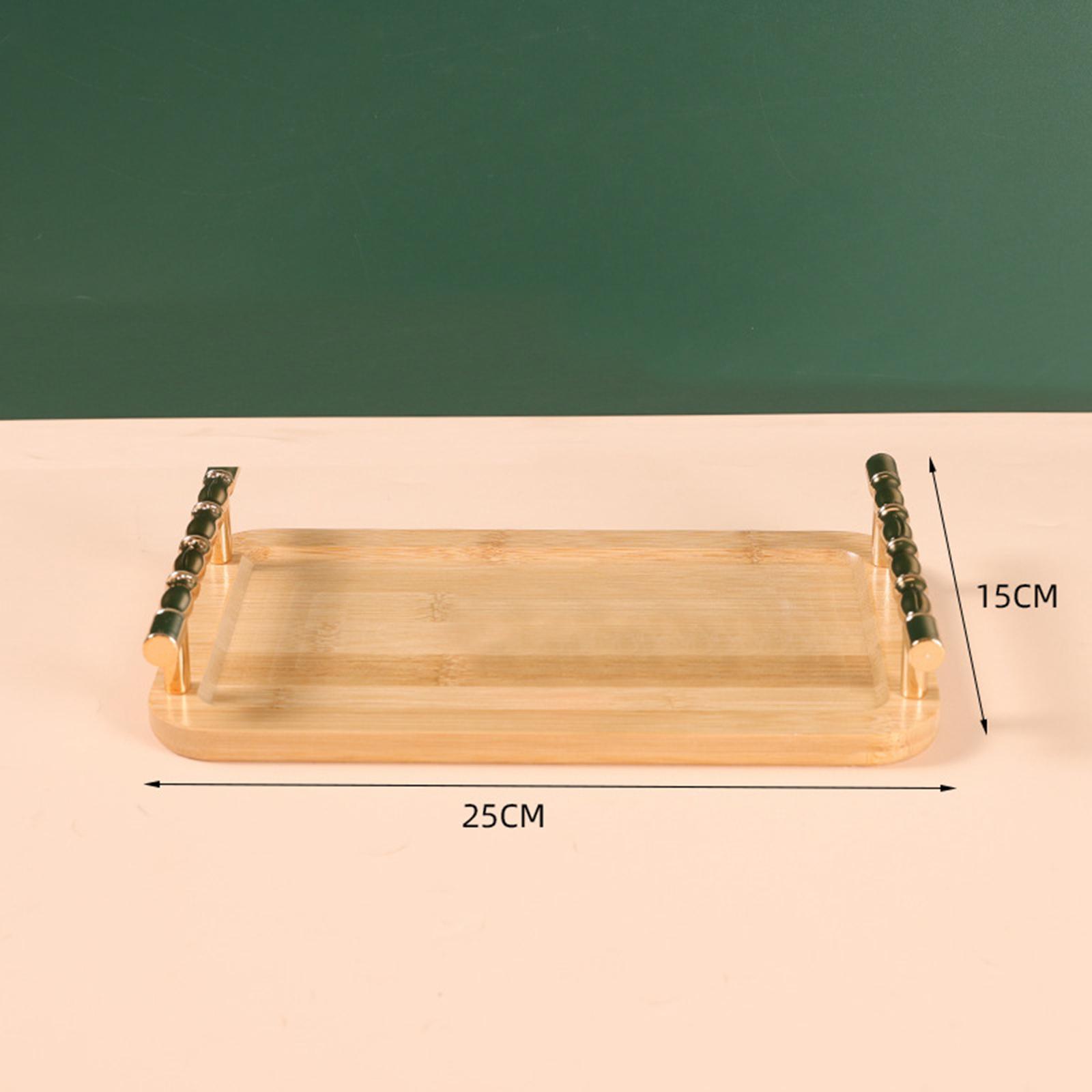 Portable Serving Tray Food Storage Tray for Kitchen Counter Desktop Party