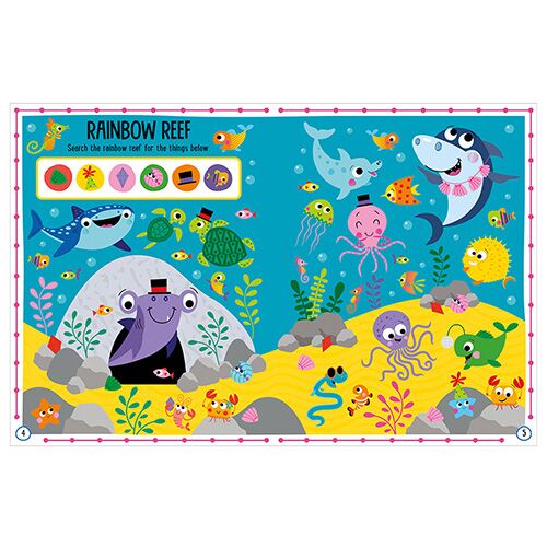 Balloon Stickers Shark Reef Activity Book