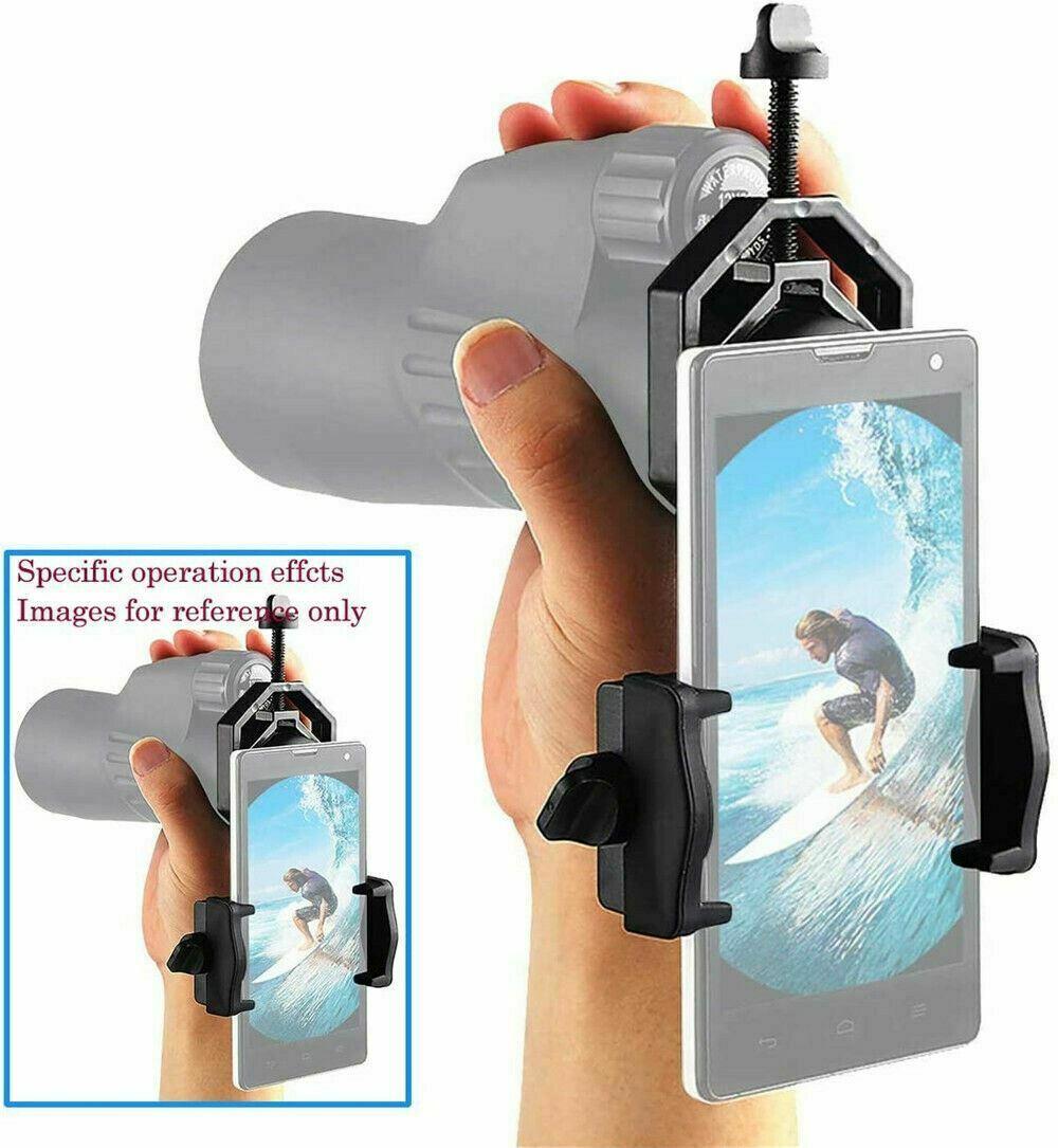 1 Universal Camera Phone Holder For Monocular Binoculars Telescope Adapter