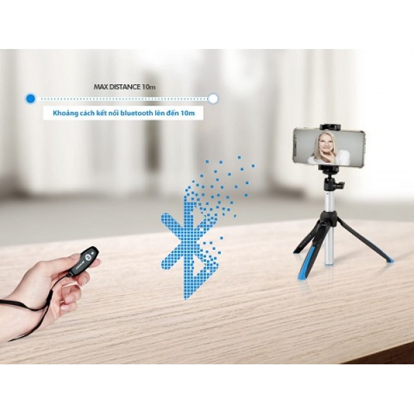 Gậy Selfie Benro Mini Tripod- BK15 - Hàng Chính Hãng