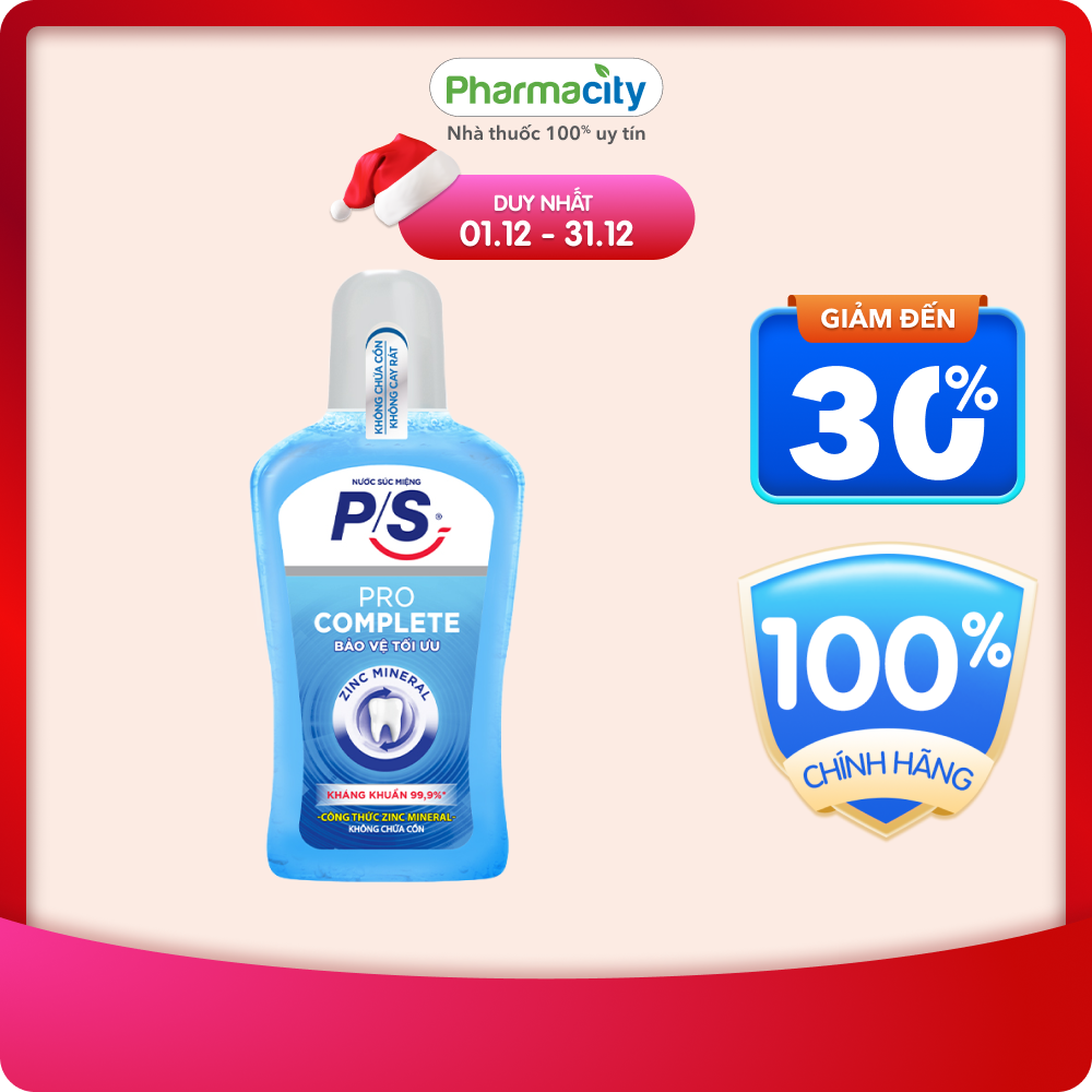 Nước súc miệng P/S Pro Complete