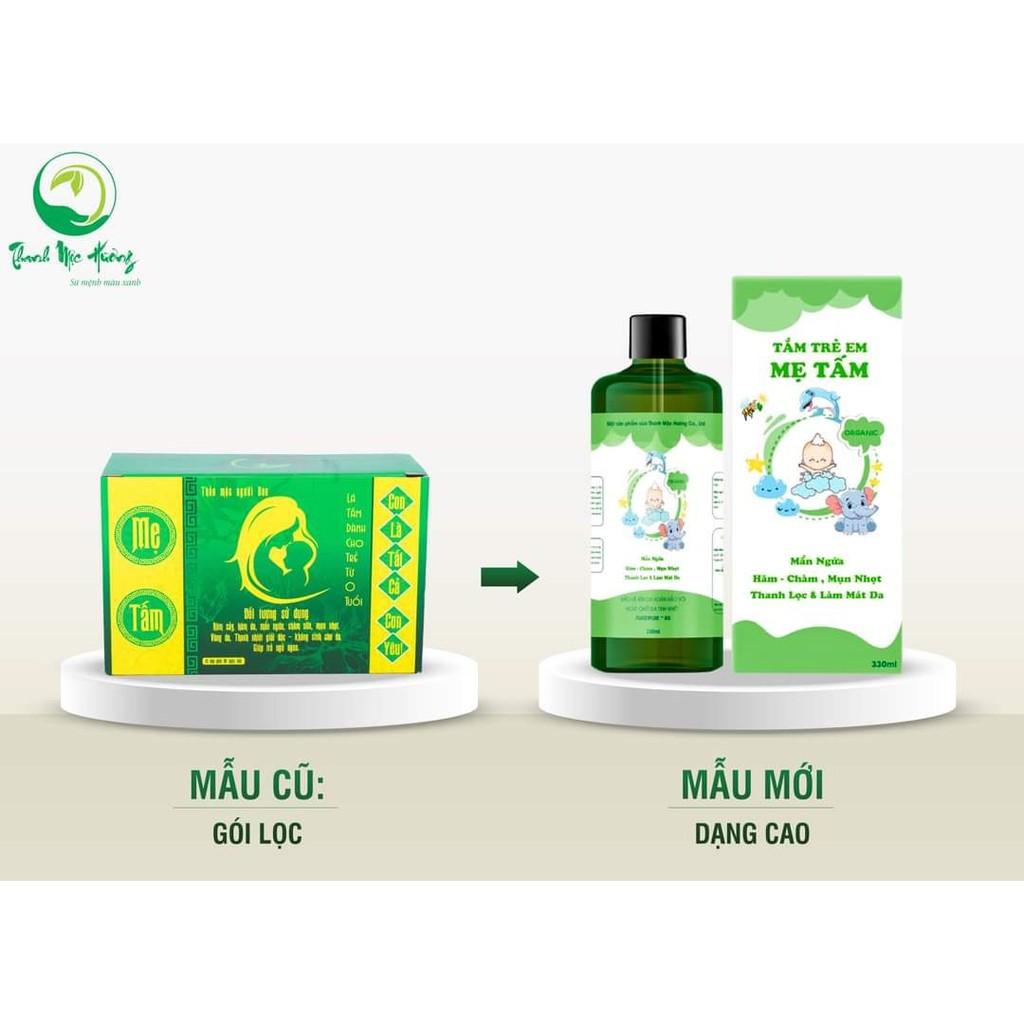 Tắm trẻ em mẹ tấm ngăn ngừa rôm sảy mẫn ngứa ở trẻ Thanh Mộc Hương 320ml