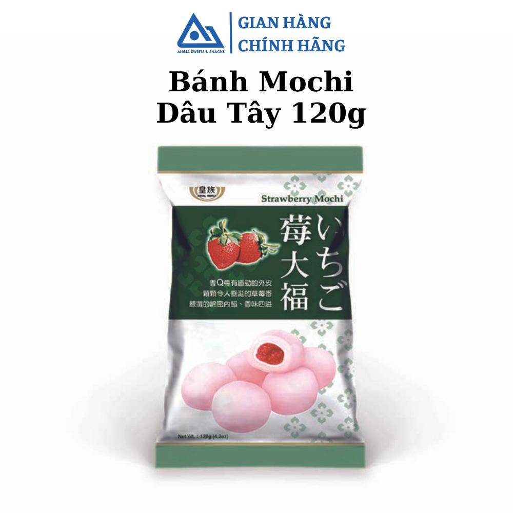 Bánh Đài Loan Mochi ăn vặt vị dâu tây 120g An Gia Sweets &amp; Snacks