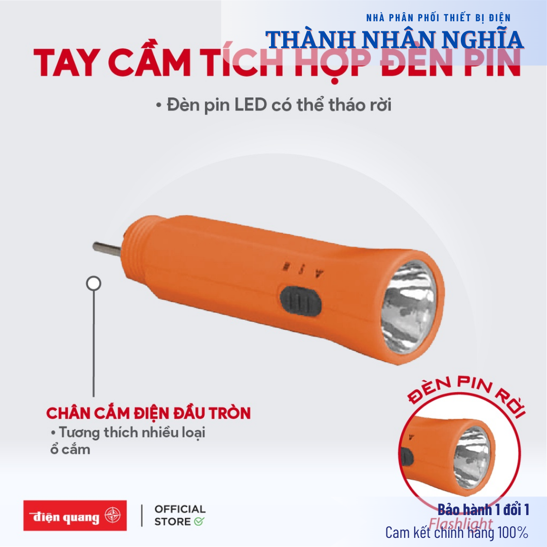Bộ vợt muỗi đa năng Điện Quang ĐQ EMR08L OBL - Xả nhanh dòng điện 5 giây