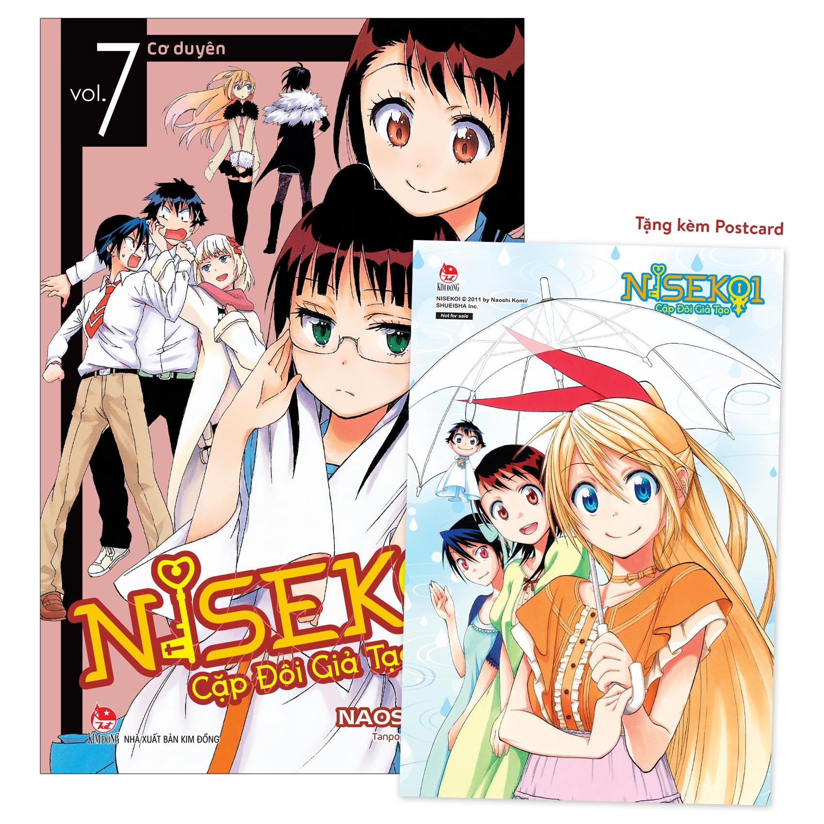 Sách - Nisekoi - Cặp Đôi Giả Tạo - Tập 7 - Cơ Duyên - Tặng Kèm Postcard