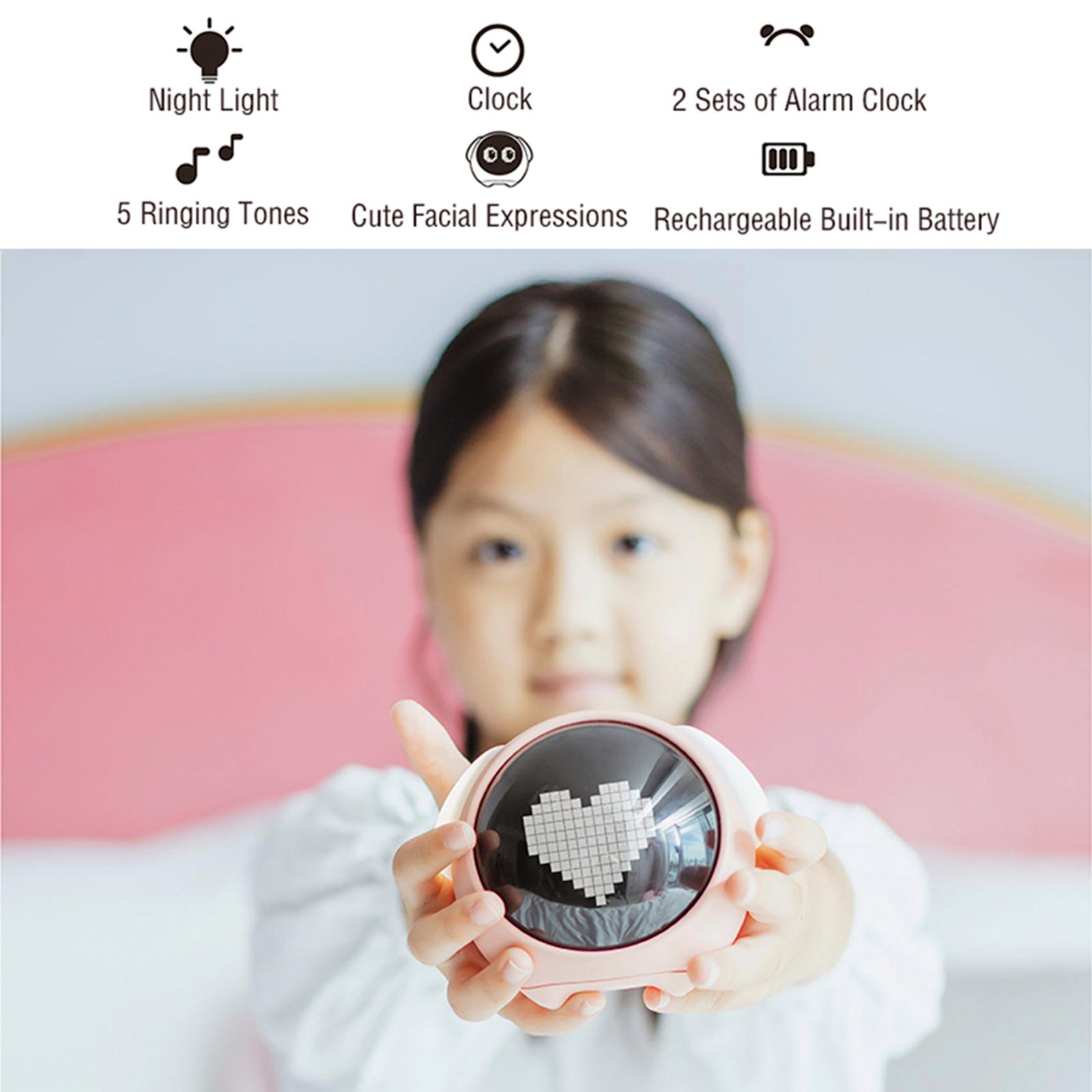 Đồng Hồ Báo Thức Kỹ Thuật Số Nàn Hình Hiển Thị Led Dễ Thương