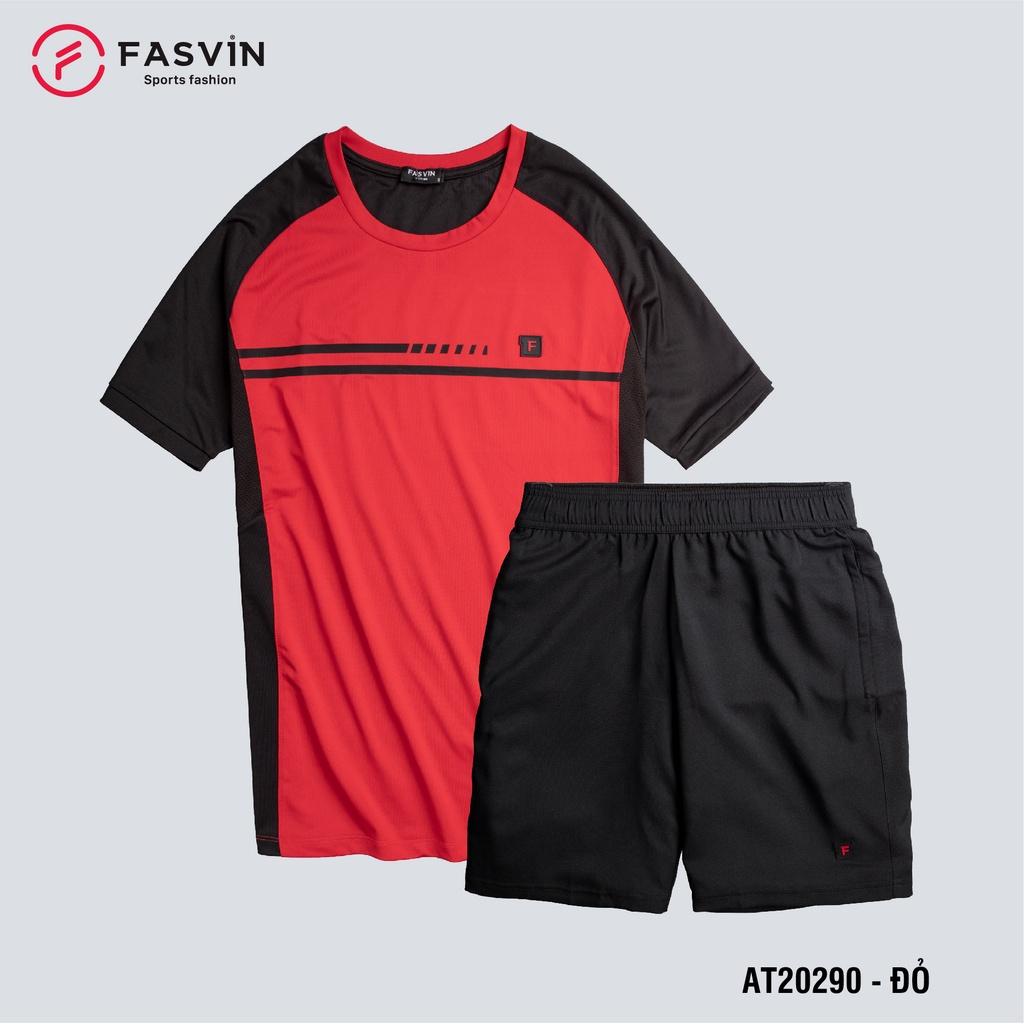 Bộ quần áo thể thao nam Fasvin AT20290.HN chất vải mềm nhẹ co giãn thoải mái