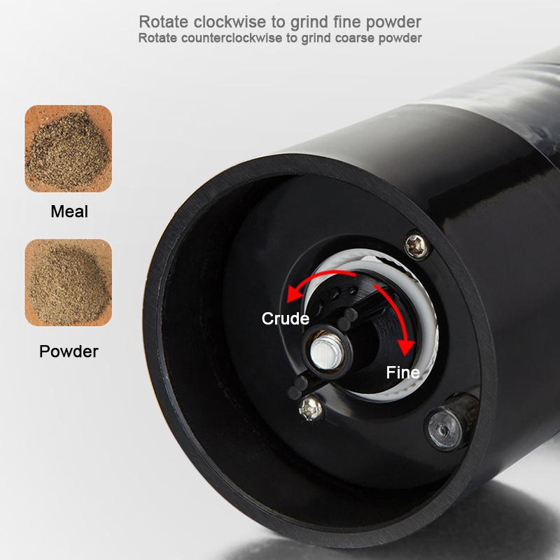 Muối Tiêu Bộ Máy Mài Điện Đựng Gia Vị Nhà Máy Bột Máy Xay Có Thể Điều Chỉnh Coarseness Bếp BBQ Dụng Cụ Gia Vị Dụng Cụ Xay Tiêu