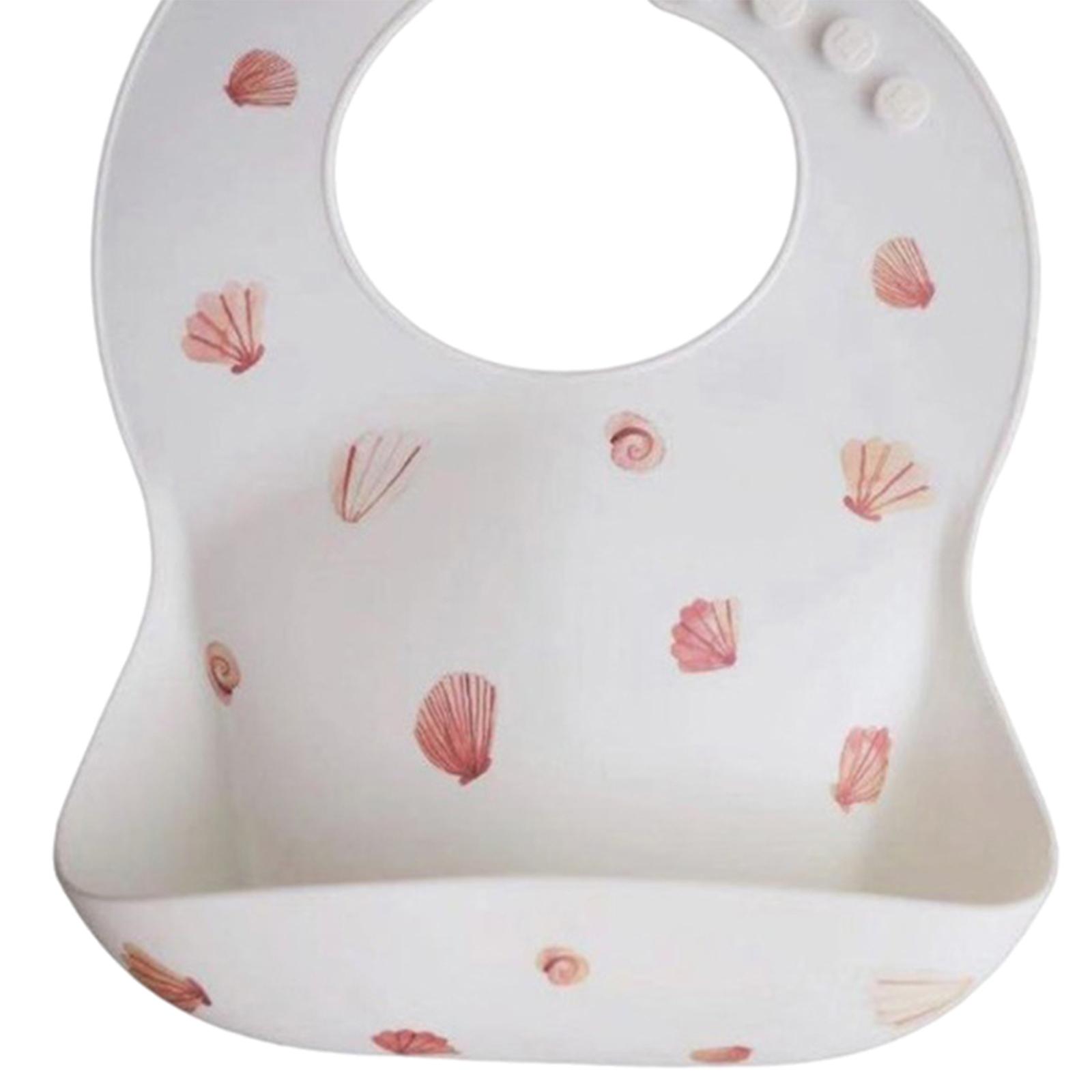 Baby Bibs Waterproof Silicone Bibs for Babies & Toddlers BPA Free with Food Catcher Pocket