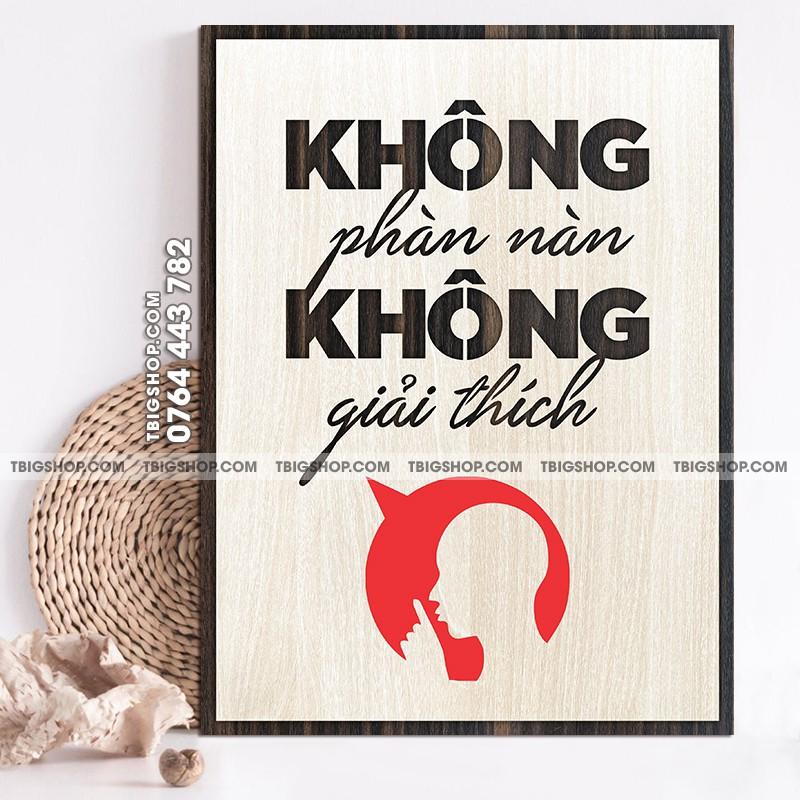 Bộ 2 tranh gỗ treo văn phong tạo động lực cho nhân viên kinh doanh