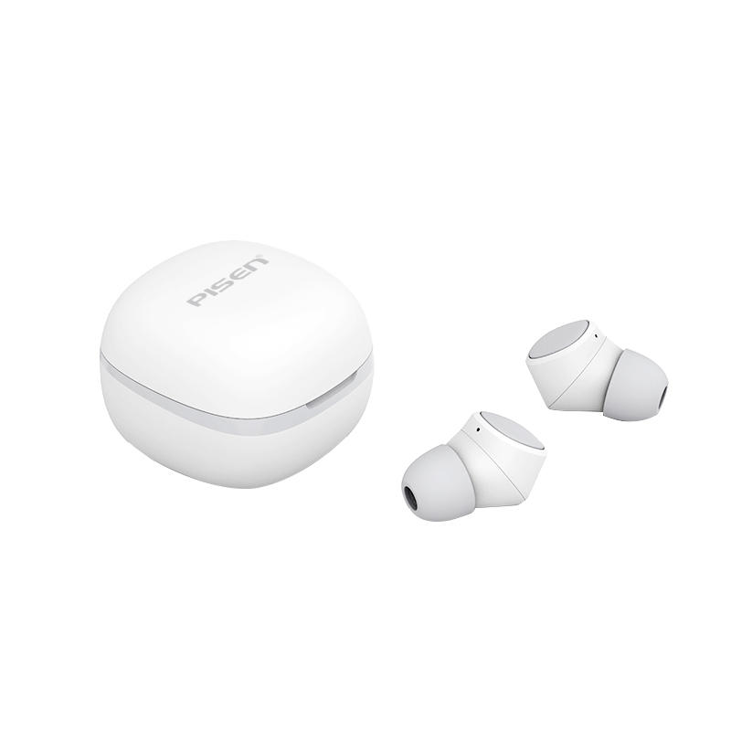 Tai nghe  Pisen True Wireless Bluetooth  T-Buds  White _ Hàng chính hãng