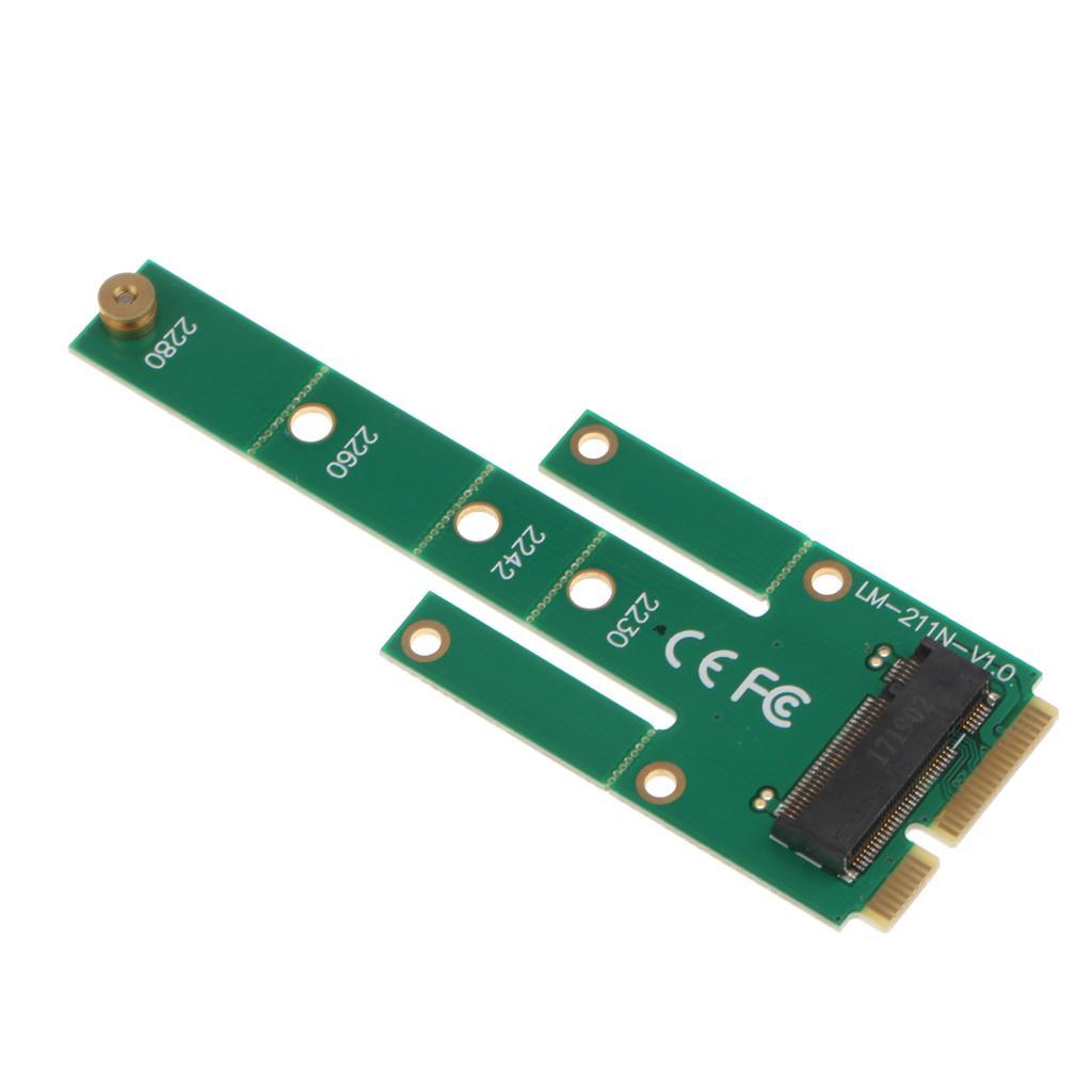 Mini mSATA PCI-E  3.0 SSD to  M.2  Male Adapter Converter Card