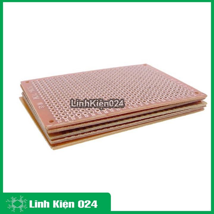 Phíp Đồng Lỗ - Bảng Mạch Đục Lỗ Sẵn PCB Nâu - Kích Thước A4-290X210MM