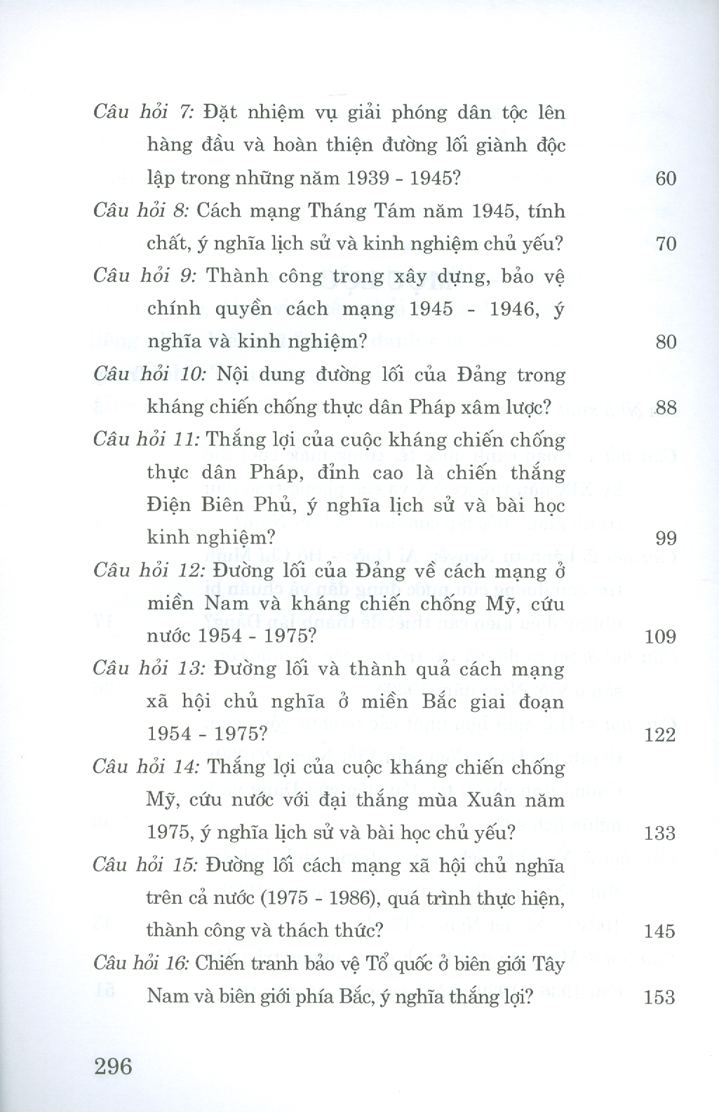 Hỏi - Đáp Môn Lịch Sử Đảng Cộng Sản Việt Nam