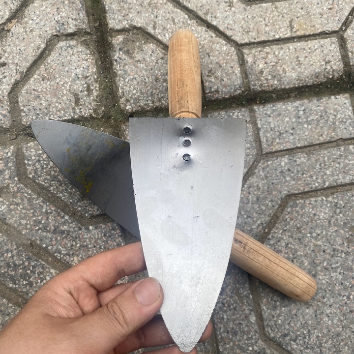 Bay xây thép cán gỗ làm vườn, nhà cửa