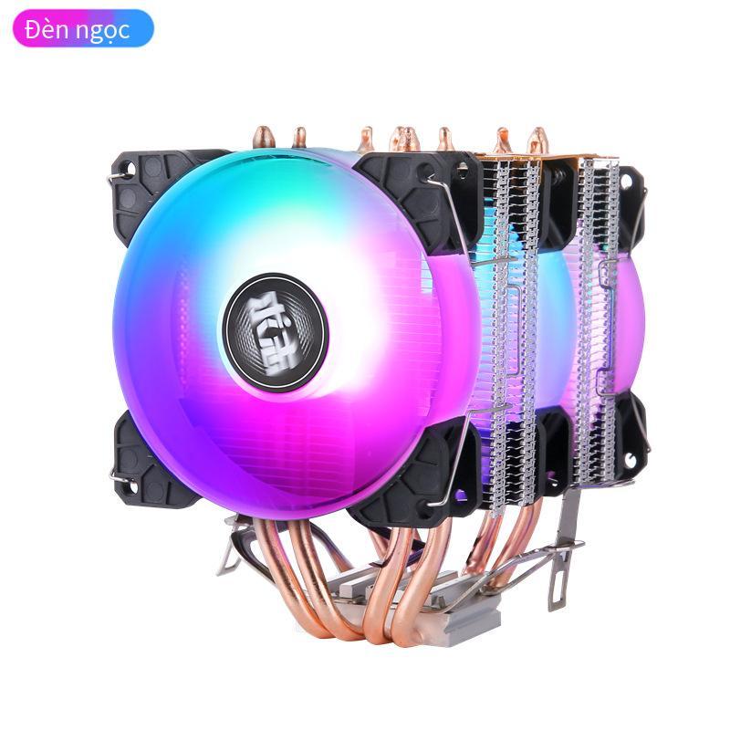 Phong cách mới nhất tản nhiệt cpu thế hệ thứ 12 4 ống đồng 1151 quạt cpu máy tính để bàn tắt tiếng 1150amd1700 làm mát bằng không khí 1200