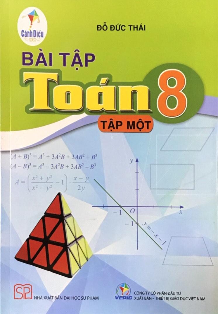 Sách Giáo Khoa Bài Tập Toán 8 - Tập 1 (Cánh Diều) (Chuẩn)