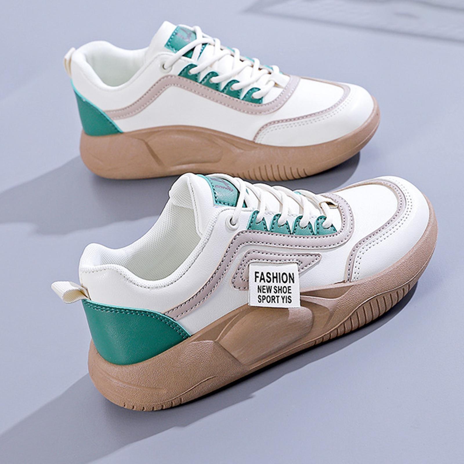 Thick Soled Women Casual Sneakers Nonslip Fashion Breathable Sports Shoes for Running