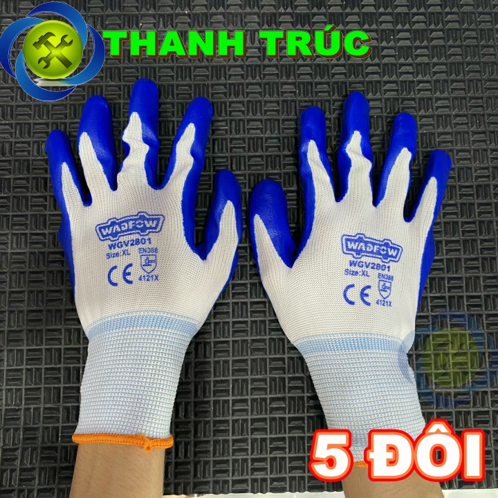 Bao tay chống dầu Nitri size XL WadFow WGV2801