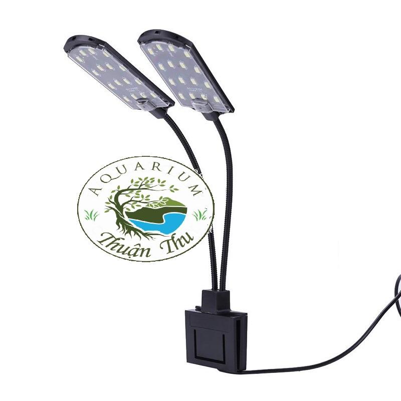 Đèn Led Kẹp 2 đầu Kaokui X2 12w cho bể cá cảnh, bể thủy sinh, bán cạn