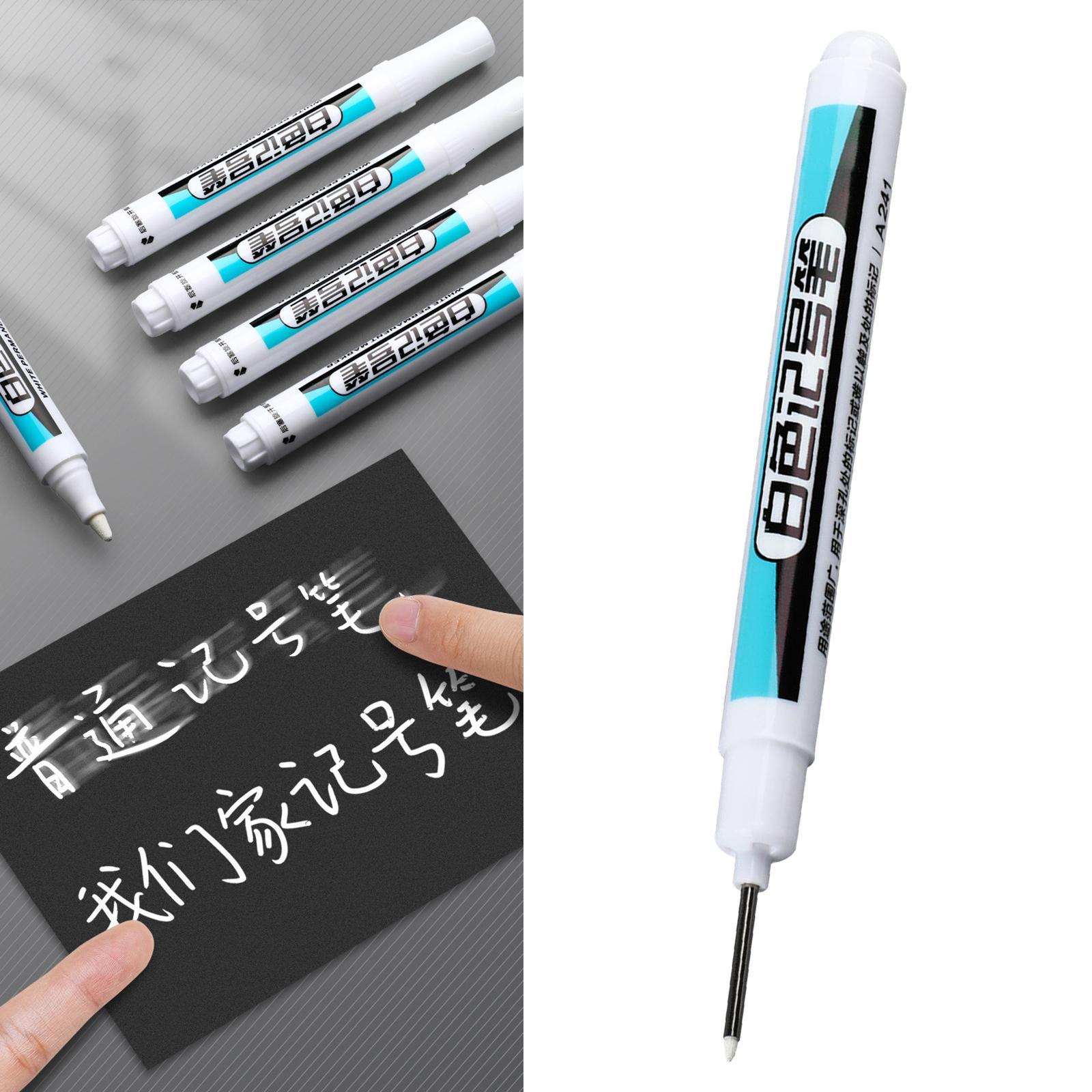 Multipurpose White Markers Paint Pen Glass Drawing Bathroom Foam Carpenter Marker Pen