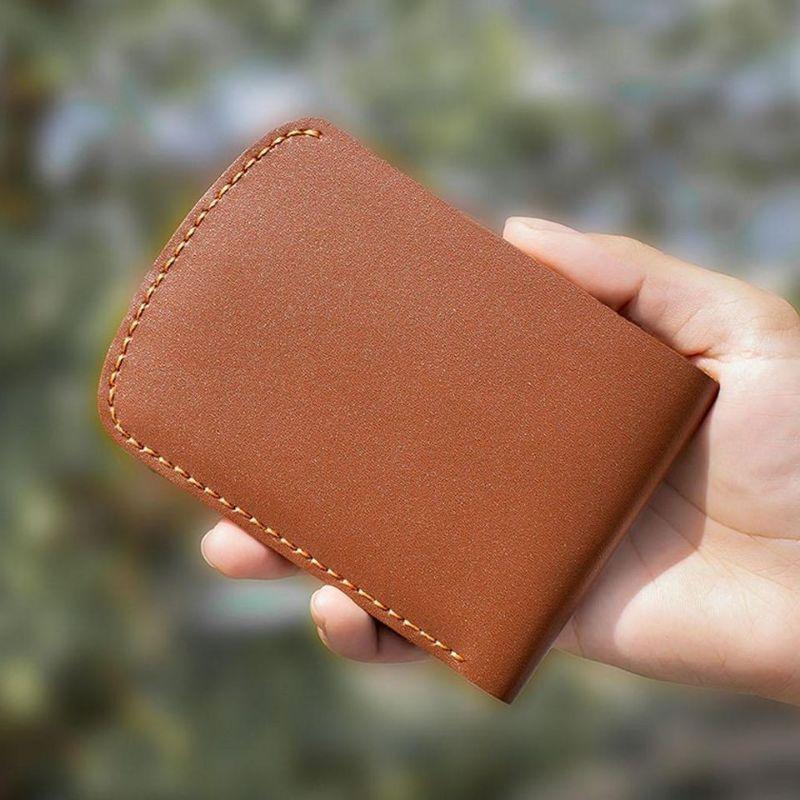 Ví ngang, bóp mini nhỏ gọn da bò thật thời trang cao cấp nhiều ngăn tiện lợi