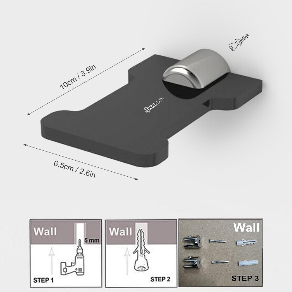 Giá treo tai nghe cho tường Acrylic
