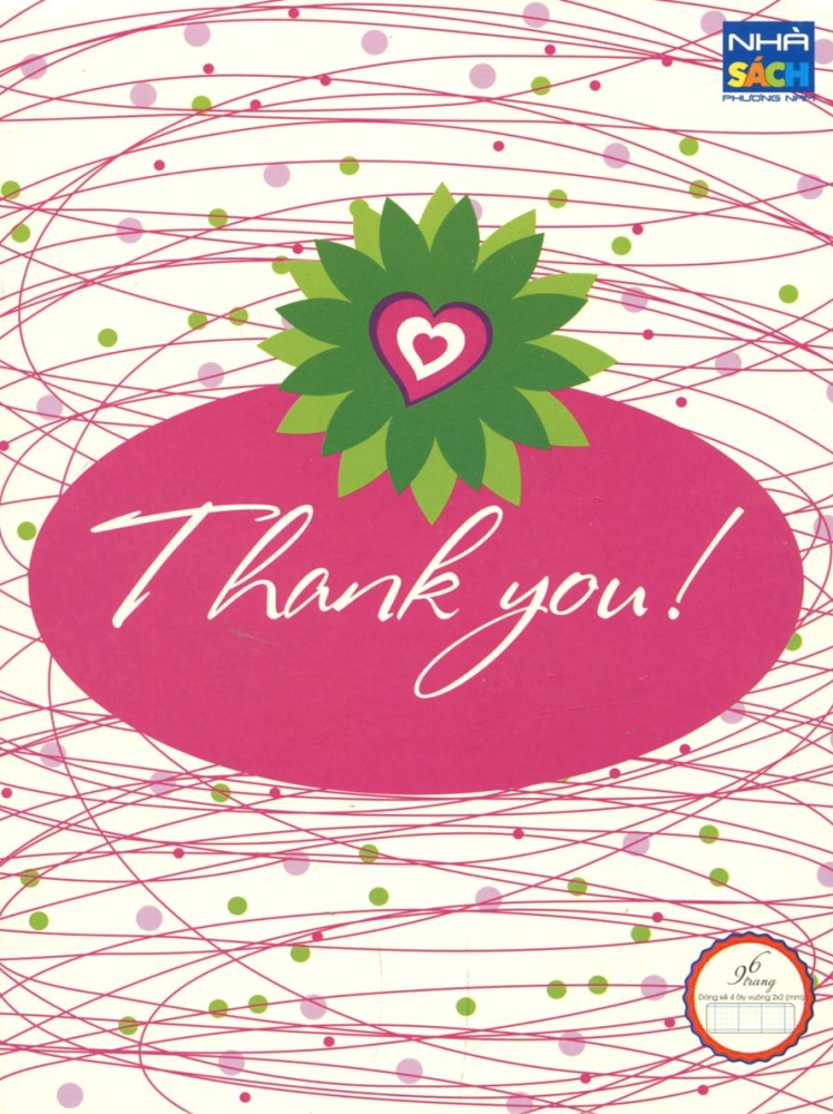 (Mua 10 Cuốn Tặng 3 Cuốn) Tập Pnc 96T Dl70 4Ôli - Thank You - Giao Mẫu Ngẫu Nhiên