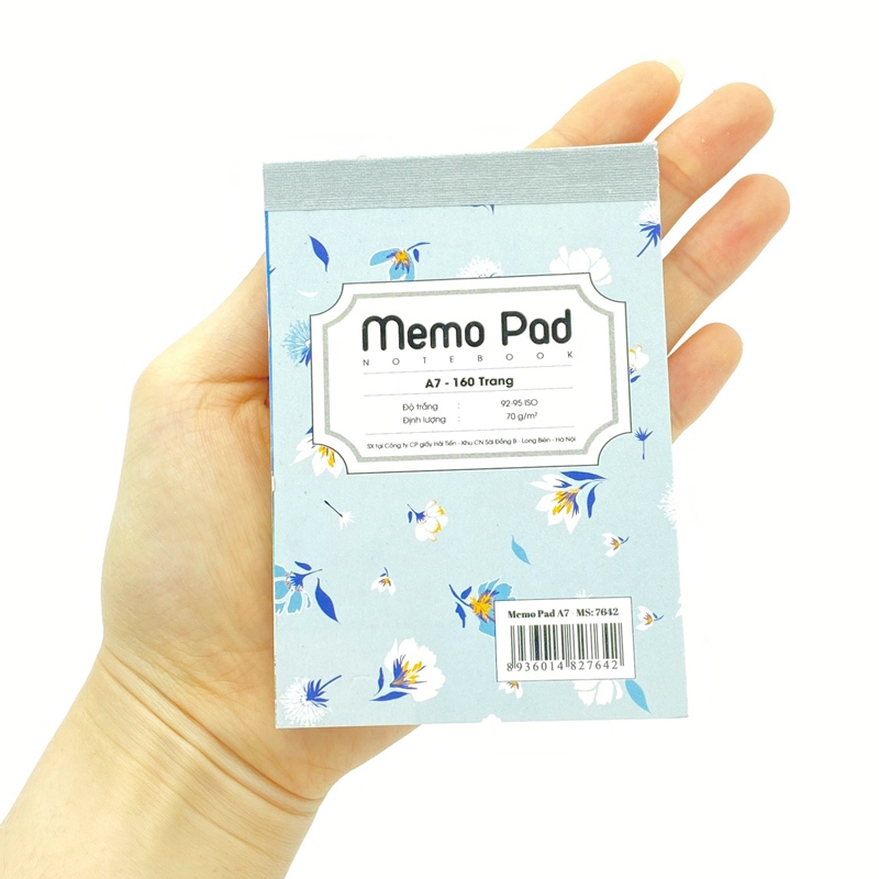 Sổ Xé Memo Pad A7 160 Trang 7642 - Mẫu 3