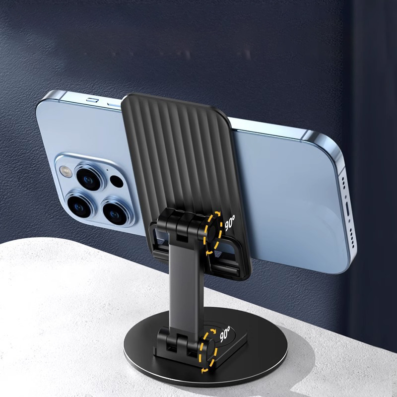 Giá kệ đỡ điện thoại dành cho iphone ipad máy tính bảng xoay 360 độ gấp gọn điều chỉnh nhiều nấc độ cao - Hàng chính hãng