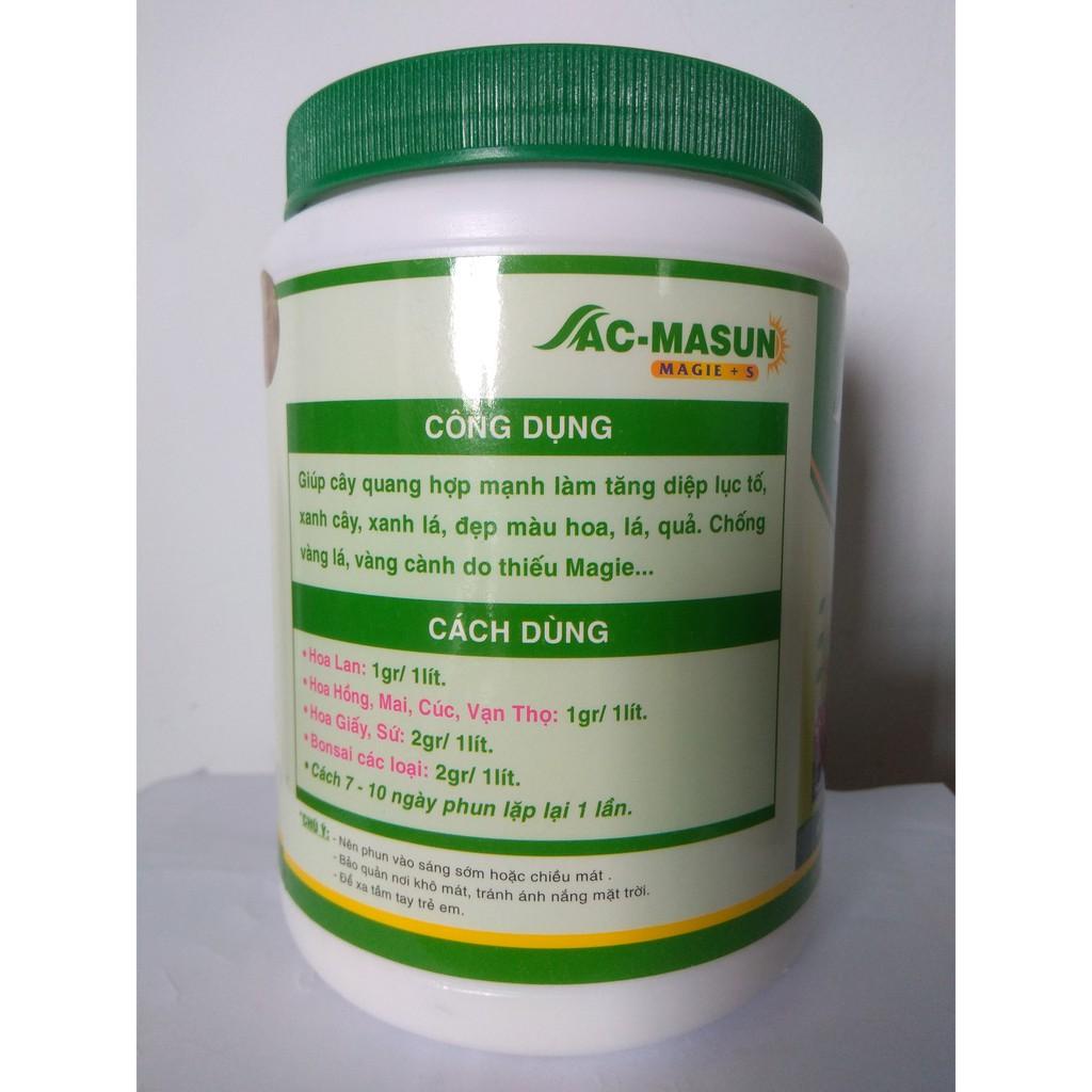 Phân bón trung lượng AC Masun tăng diệp lục tố - chai 500 gram