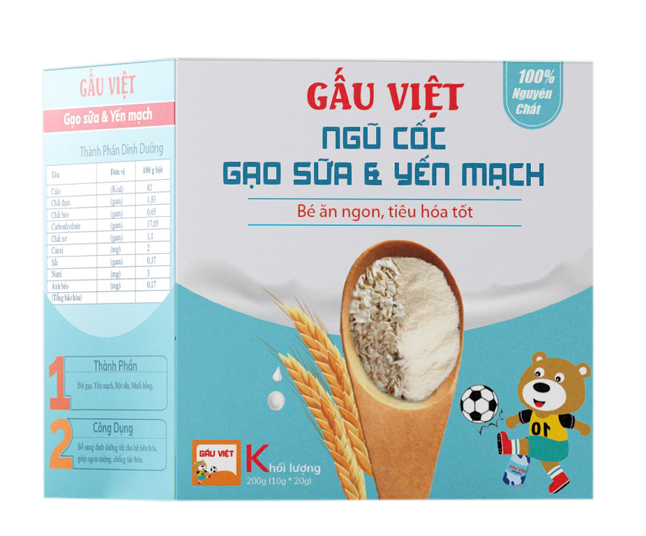 Ngũ Cốc Long giang - Gạo Sữa &amp; Yến Mạch