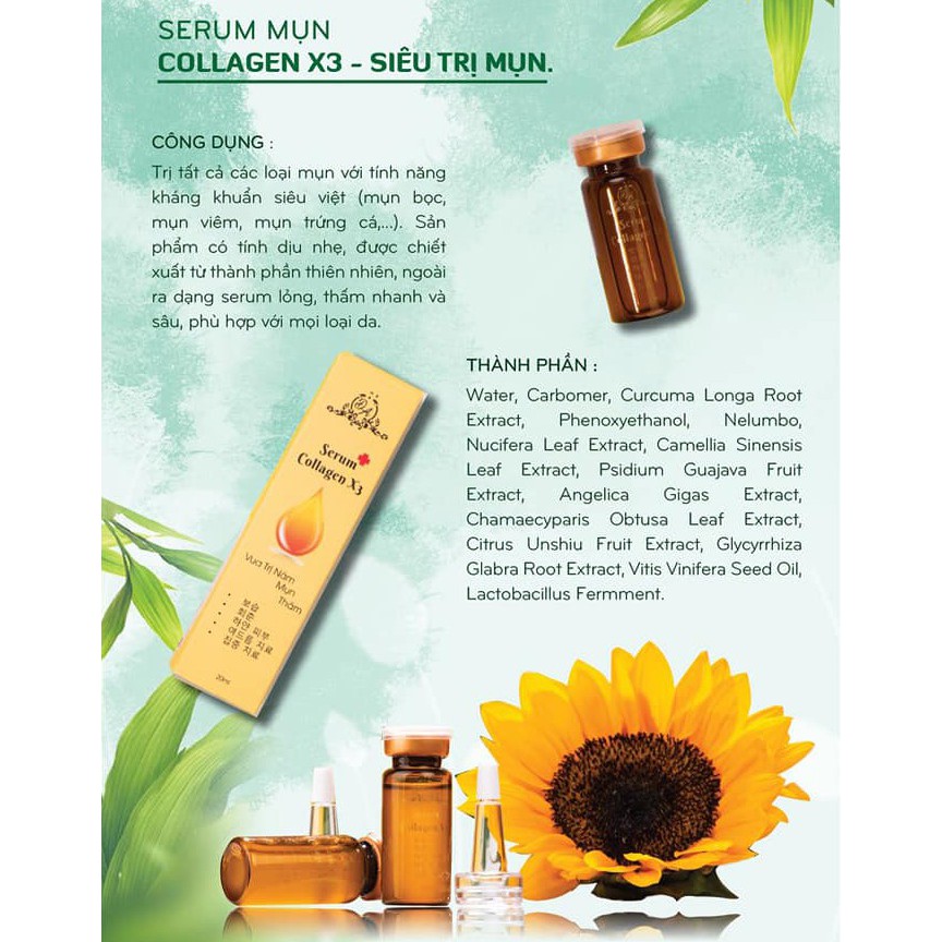 Serum Collagen X3 xóa thâm nám căng bóng da
