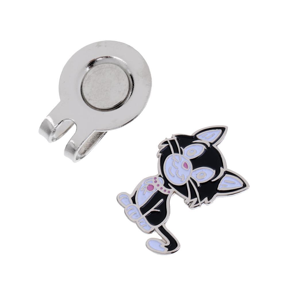 3-8pack Alloy Cat Golf Hat / Cap Clip with Magnetic Ball Marker Golf Accessories
