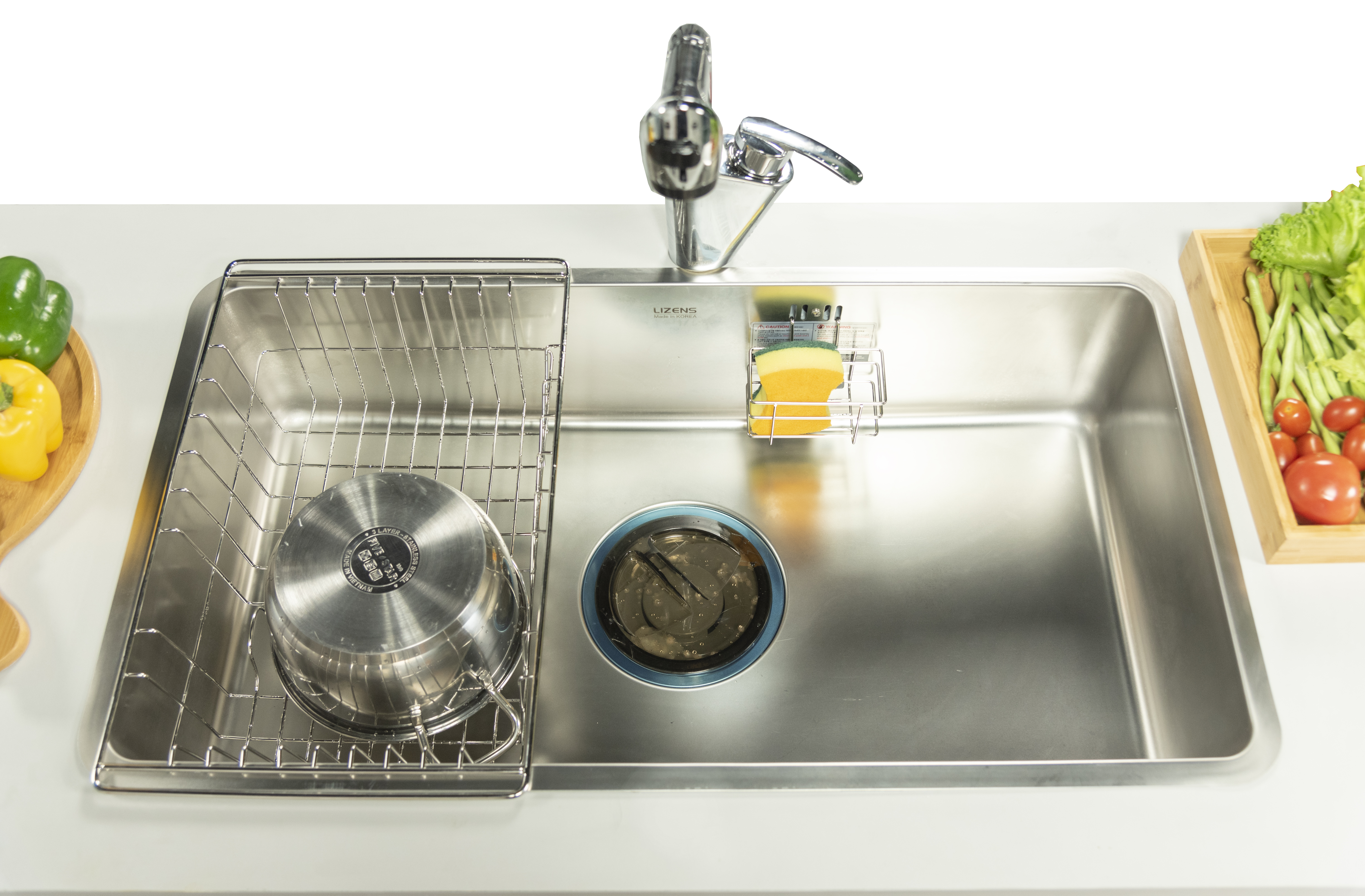 Chậu rửa chén inox 304 LIZENS LQ 840