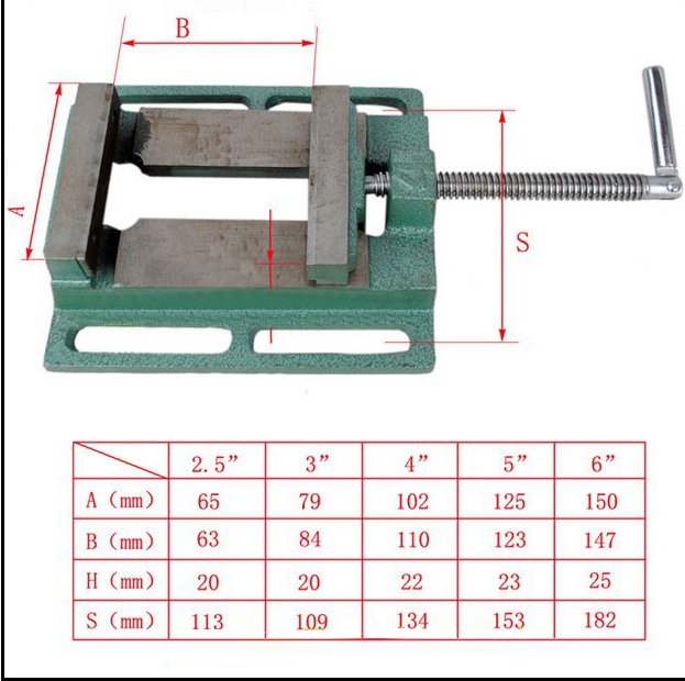 Ê tô khoan bàn hỗ trợ gia công chính xác