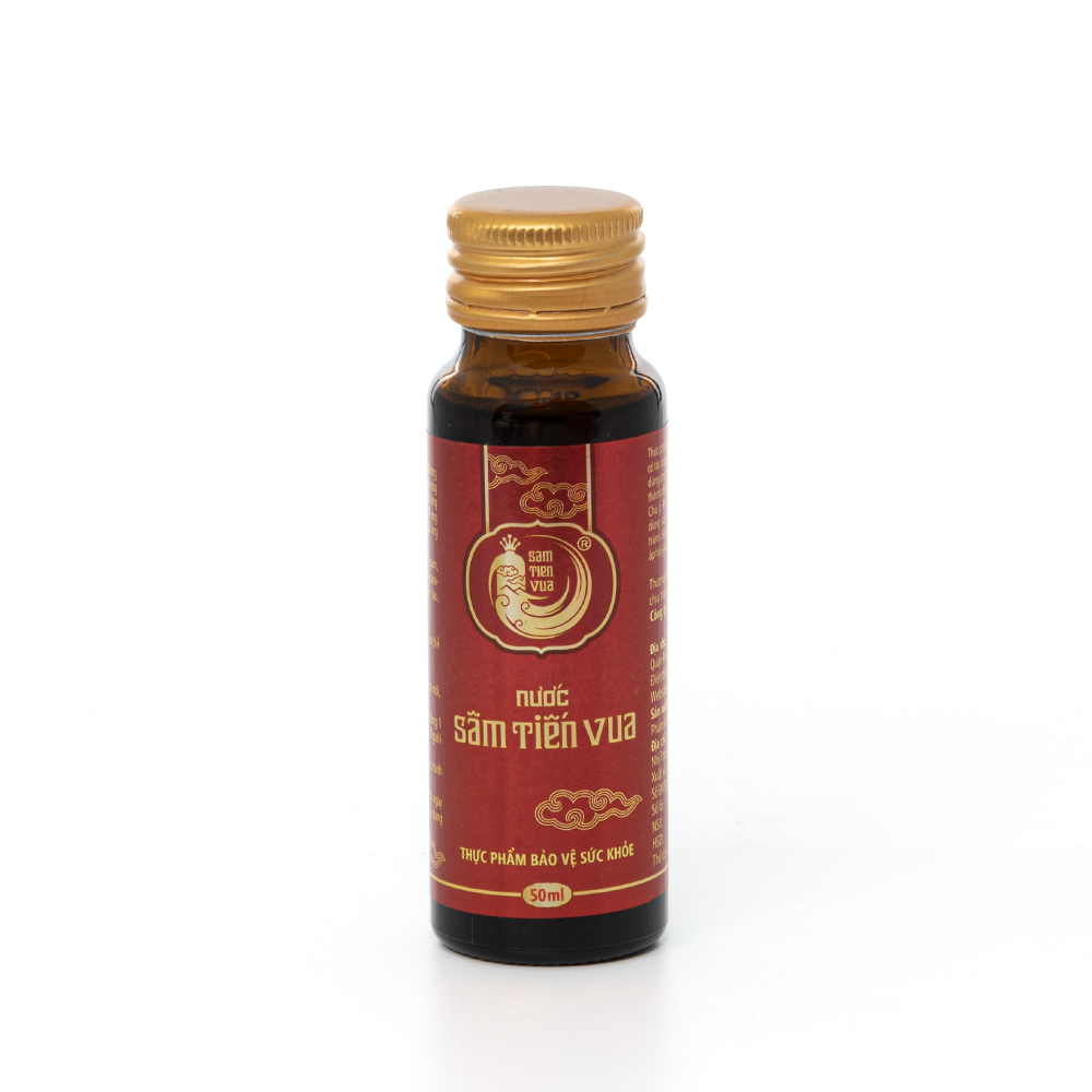 Nước Sâm Tiến Vua - Thực Phẩm Cao Cấp Khẩu Vị Cung Đình - Chiết Xuất Từ Sâm Bố Chính, Nước Hồng Sâm Cùng 3 Vị Thảo Mộc